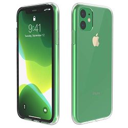 Temdan iPhone 11 Case, HD Clear Ultra Thin Slim Fit Soft TPU Protective Clear Case Shock-Absorption Anti-Scratch Compatible Cover Cases for iPhone 11 6.1 inch 2019-Clear