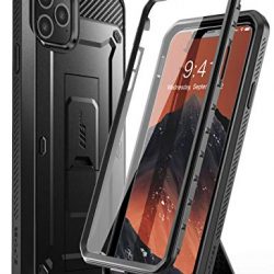 Supcase Unicorn Beetle Pro Series Case Designed for iPhone 11 Pro Max 6.5 Inch (2019 Release), Built-in Screen Protector Full-Body Rugged Holster Case (Black)