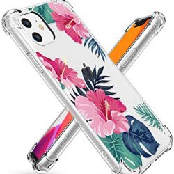 iPhone 11 Style with GVIEWIN's Clear Flower Design Case