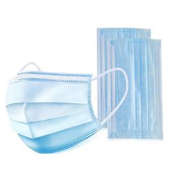 sodivi Disposable 3-Layer Masks for Blocking Dust Air Pollution, Flu,Germ, nCoV Protection Breathable Earloop Mouth Face Surgical Mask - 50 pcs