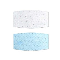 10 Pack Disposable Face Masks Gasket, 3 Ply Breathable and Comfortable for Air Pollution (Rectangle)