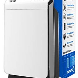 VEVA ProHEPA 9000 Air Purifier with Medical Grade H13 Filters for Large Room 600+ Sq. Ft Advanced 4-in-1 Technology Purifier for Allergens, Mold, Pollen, Smoke, Dust, Pet Dander & Odor Modern in White