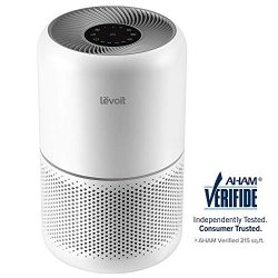 LEVOIT Air Purifier for Home Allergies and Pets Hair Smokers in Bedroom, True HEPA Filter, 24db Filtration System Cleaner Odor Eliminators, Remove 99.97% Smoke Dust Mold Pollen for Large Room,Core 300