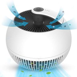 Air Purifier for Home - 3-in-1 True HEPA Filter Air Cleaner with 3 Fan Speeds, 3 Stage Filtration, Super Quite, Compact Size, Reduce Dust Particles Pet Dander Pollen Odor Eliminator