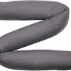 Draft Stopper - Buckwheat Hull - Carbon - 3" x 32" (for a 30" Space) Measure and Choose The Correct Size - Blocks Cold, Heat, Noise, Dust, Bugs, Light, Odors, Pollution - Made in USA