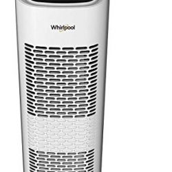 Whirlpool Whispure WPT80P True HEPA Air Purifier, Activated Carbon Advanced Anti-Bacteria, Ideal for Allergies, Odors, Pet Dander, Mold, Smoke, Smokers, and Germs, Large, White