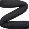 Draft Stopper - Buckwheat Hull - Black - 4" x 32" (for a 30" Space) Measure and Choose The Correct Size - Blocks Cold, Heat, Noise, Dust, Bugs, Light, Odors, Pollution - Made in USA