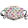 YongColer Breathable Anti-dust Best Warm Windproof Cute Dinosaurs Face Masks Comfy Anti Pollution Washable Reusable Mouth Masks for Men Women Teens
