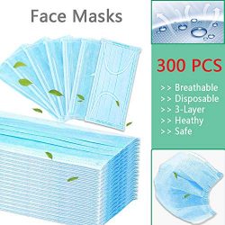 Kriszon Professional Disposable Masks Strong Protection Masks Disposable Face Masks Thick 3-Ply Cotton Filter Mask Breathable and Comfortable for Air Pollution