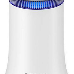 AZEUS High CADR Air Purifier for Home, Large Rooms to 376ft², Fast Purification, True HEPA Filter Air Cleaner, Filters Allergies, Pollen, Smoke, Dust, Pet Dander, Quiet, 100% Ozone-Free, Night Light