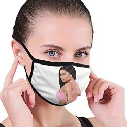GuanRkon Nicki Minaj Soft Mask Winter Warm Windproof Mask Fashion Filter Air Pollution Mask New Face Mask for Man Women Black