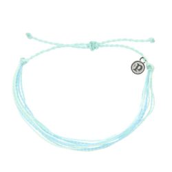 Pura Vida Jewelry Bracelets Bright Bracelet - 100% Waterproof and Handmade w/Coated Charm, Adjustable Band (Isla)