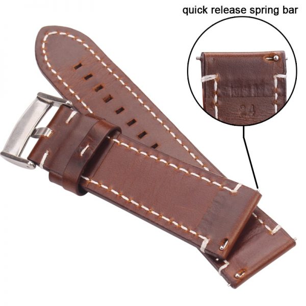 Vintage Genuine Leather Watchbands Colors Belt