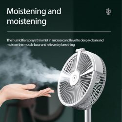 Controlled Fans Cooling Folding Spray Humidification Lighting