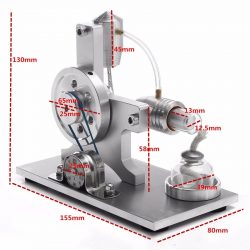 Hot Air Stirling Engine Model Electric Generator