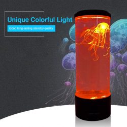 Jellyfish Lamp LED Remote Control Relaxing Mood Night Light