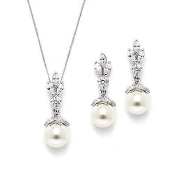 Pearl Drop Vintage Bridal & Wedding Jewelry Set