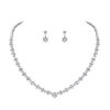 Bride Wedding Drop Jewelry Silver/Gold