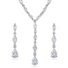 Jewelry Set Necklace Earrings for Wedding
