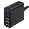 100W Compact 6 Port USB C Charging Station