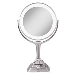 LED 10-Inch Round 3-Color Lighted Vanity Makeup