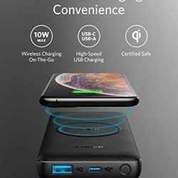 Qi-Certified 10W Wireless Charging and 18W USB-C Quick