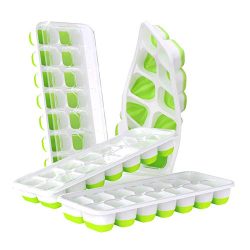 Easy-Release Silicone & Flexible 14-Ice Cube Tray