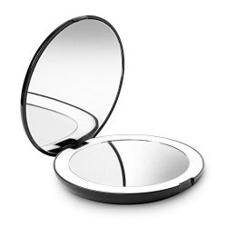 LED Lighted Travel Makeup Mirror