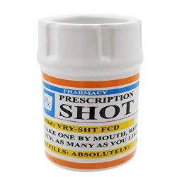 Prescription Pill Bottle Shot Glass