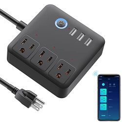 Travel Smart Plug Power Strip USB Surge Protector