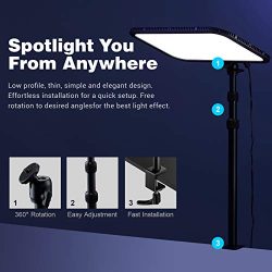 LED Video Light with Extendable Desk Stand