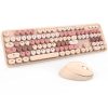 Retro Wireless Keyboard and Mouse Combo