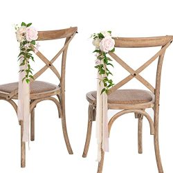 Wedding Aisle Chair Decorations Set