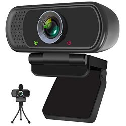 Webcam 1080P with Privacy Shutter and Tripod Stand