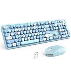 Round Keycaps Wireless Keyboard and Mouse Combo