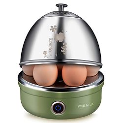 Rapid Egg Boiler with Auto Shut Off for Soft