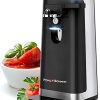 Electric Can Opener Easy Push Down Lever