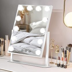 Large Dimmable Lighted Makeup Mirror