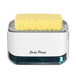 Dish Soap Dispenser with Sponge Holder