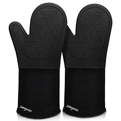 Extra Long Silicone Oven Mitts