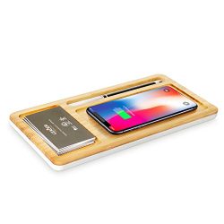 Bamboo Wireless Charger for Apple or Samsung devices