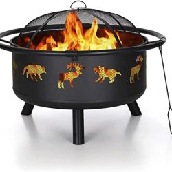 Outside Wood Burning Fire Pit
