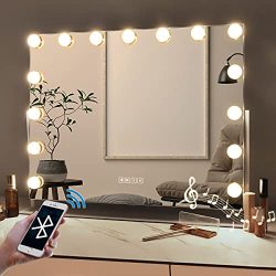 Hollywood Vanity Mirror with Bluetooth