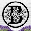 Personalized Family Name Sign Personalized Metal