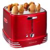Hot Dog and Bun Toaster with Mini Tongs