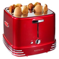 Hot Dog and Bun Toaster with Mini Tongs