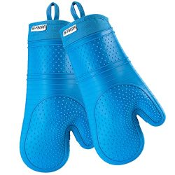 Flexible Oven Gloves with Thicker Quilted Lining