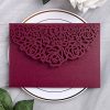 Laser Cut Wedding Invitation Pocket