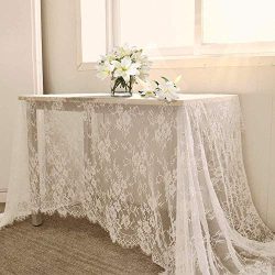 Vintage Lace Tablecloth Overlay