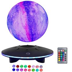 Floating and Spinning 3D Light Galaxy